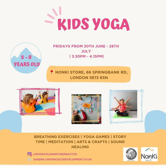 Kids Yoga | Every Friday from 30th June to 28th July 2023