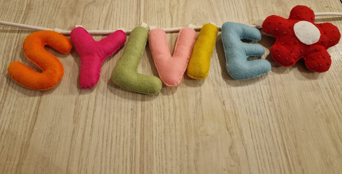 Handmade Felt Letter Bunting