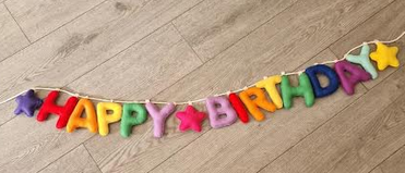Handmade Felt Letter Bunting