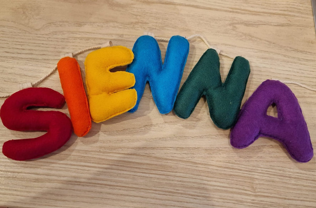Handmade Felt Letter Bunting