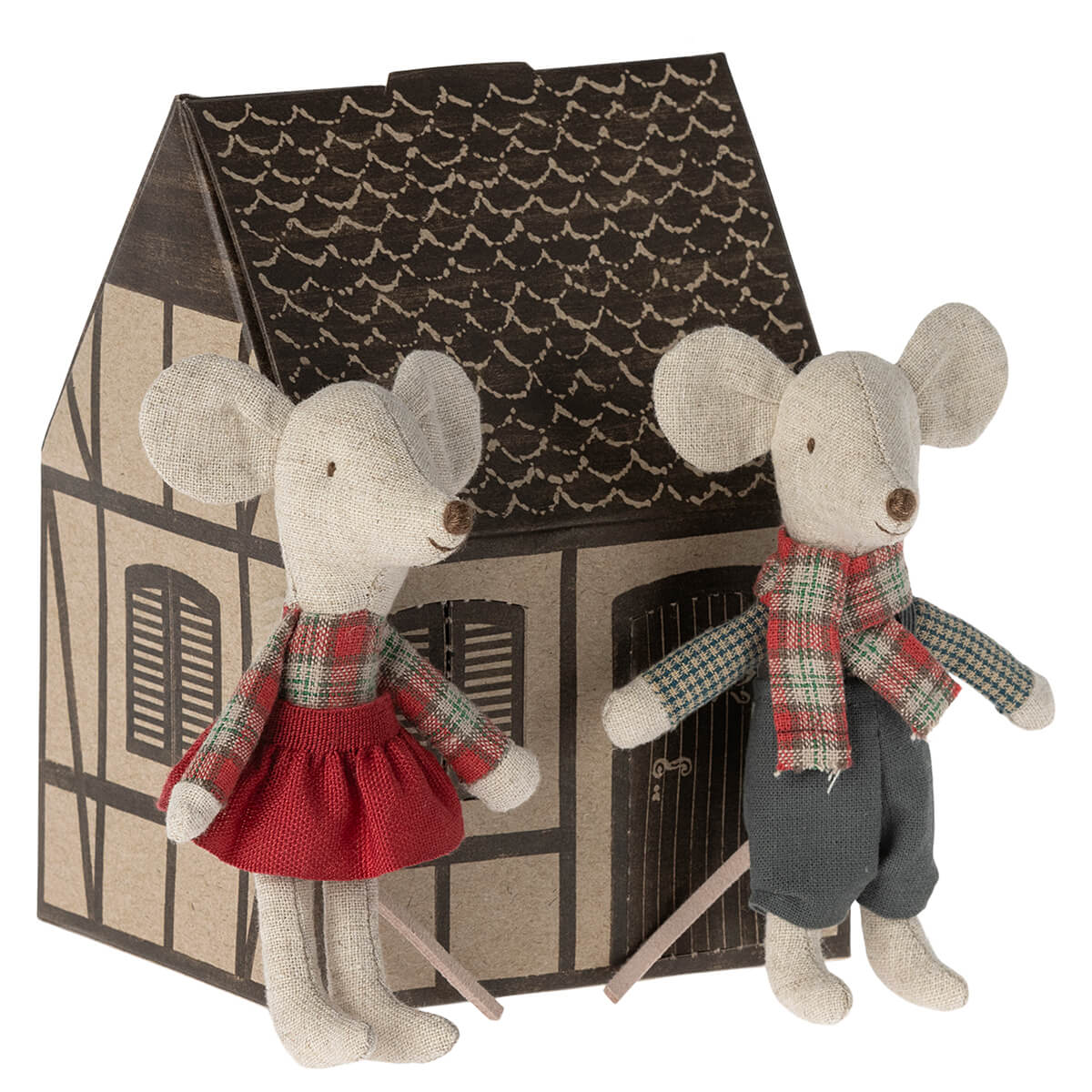 Winter mice twins