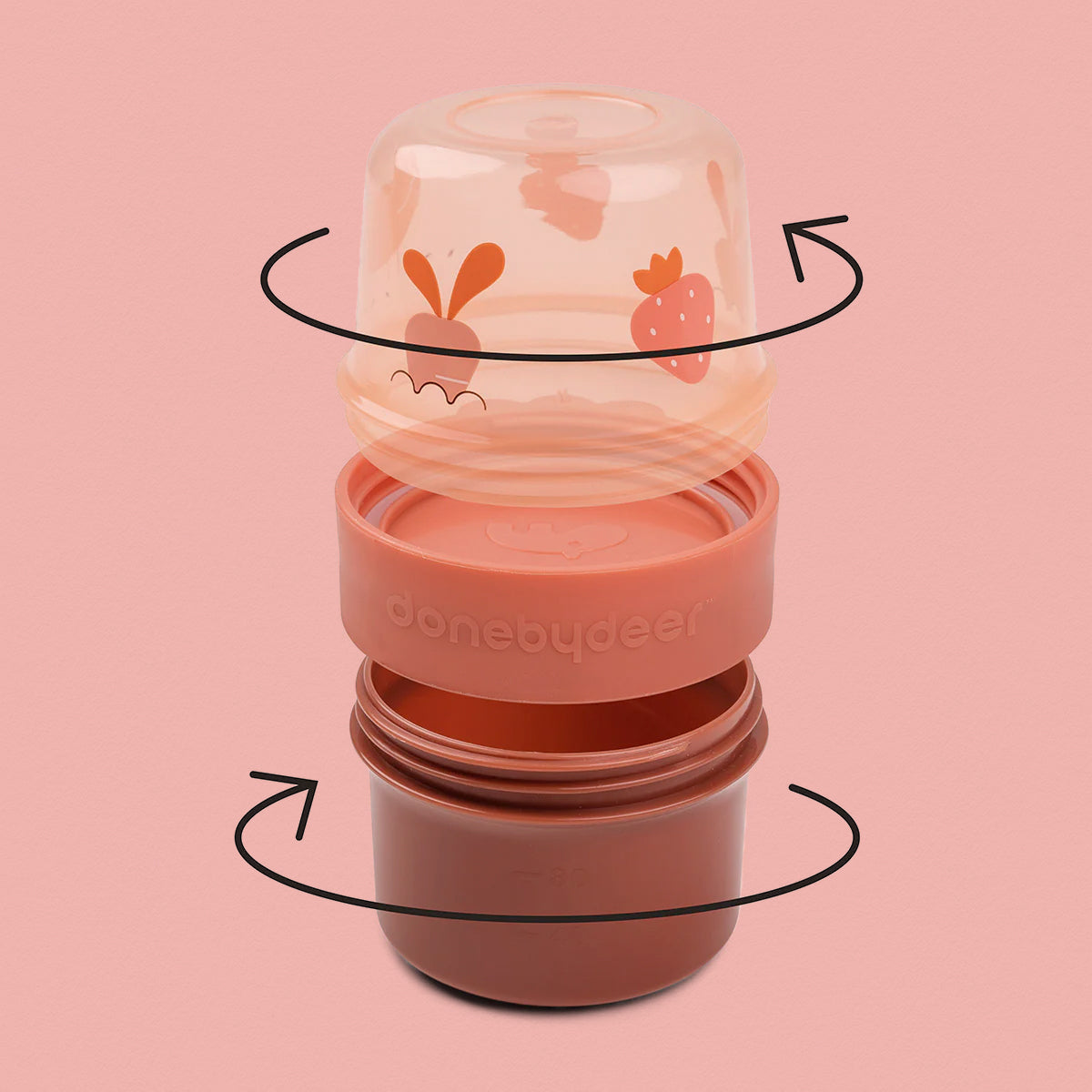 Go 2 Container To Go 2-Way Snack Container – Nonki